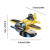 Solar Powered Rotating Airplane Dashboard Ornament