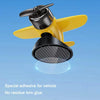 Solar Powered Rotating Airplane Dashboard Ornament