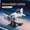 Solar Powered Rotating Airplane Dashboard Ornament