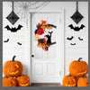 Crescent Moon Cat Halloween Wreath