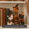 Retro Wooden Halloween Tabletop Decoration Set