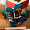 Funny Letter Block Men Crew Socks