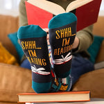 Funny Letter Block Men Crew Socks