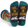 Funny Letter Block Men Crew Socks