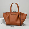 Lychee Texture PU Leather Tote Bag