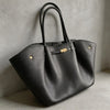 Lychee Texture PU Leather Tote Bag