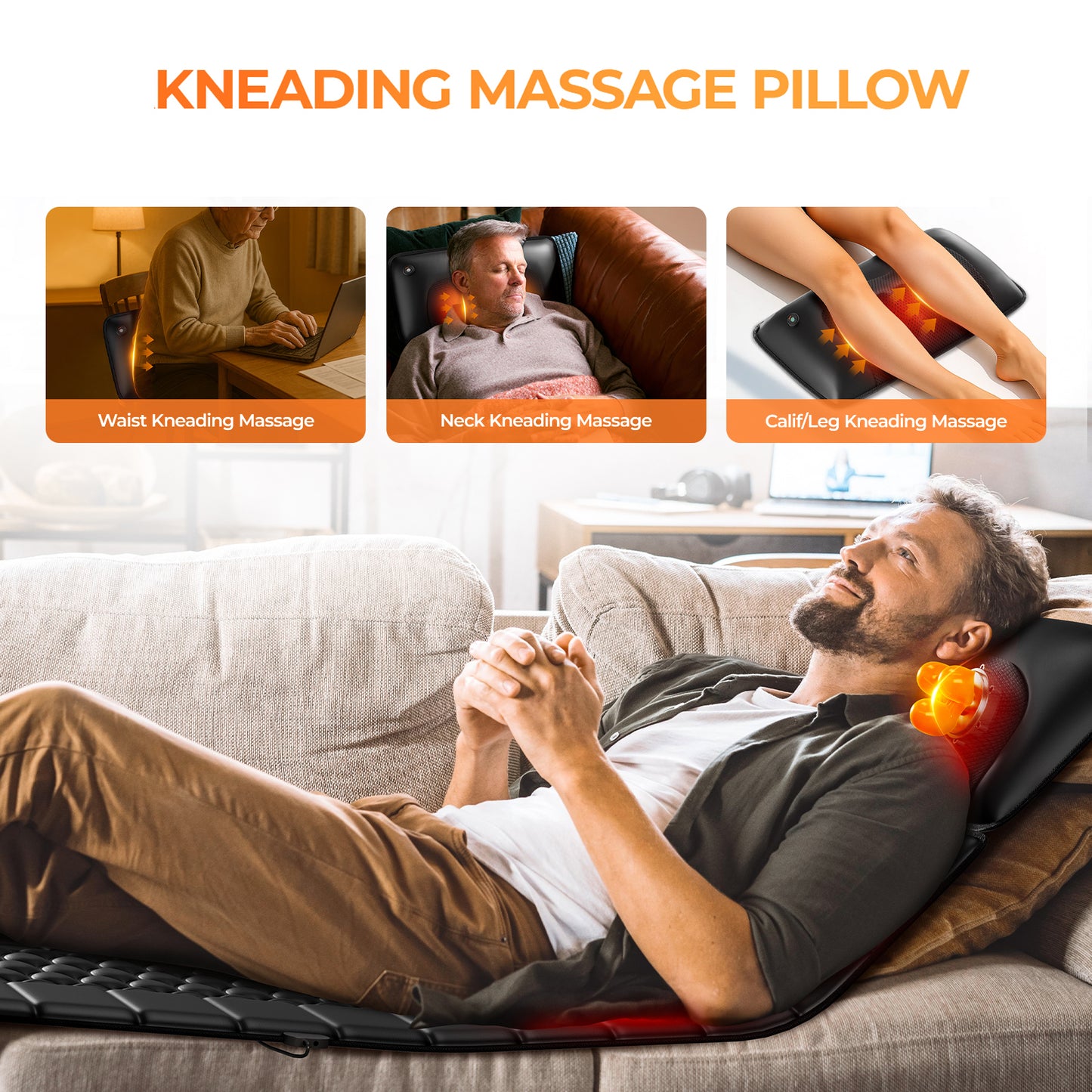 Amazon Restricted Products  Foldable Massage Mattress Controller With Smart Heating And Timer, Perfect For Full-body Relaxation At Home, Portable And Convenient For Home Use - Big Cart Sky