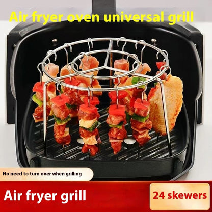 Air Fryer Universal Stainless Steel Vertical Grill Rack - Big Cart Sky
