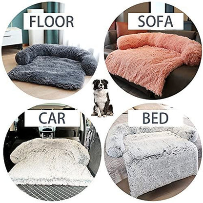Calming Dog Bed & Sofa Protector - Big Cart Sky