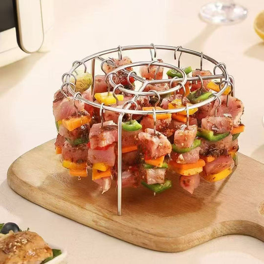 Air Fryer Universal Stainless Steel Vertical Grill Rack - Big Cart Sky