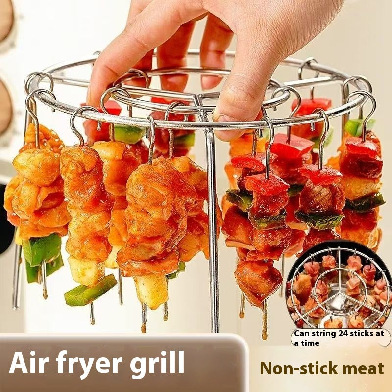 Air Fryer Universal Stainless Steel Vertical Grill Rack - Big Cart Sky