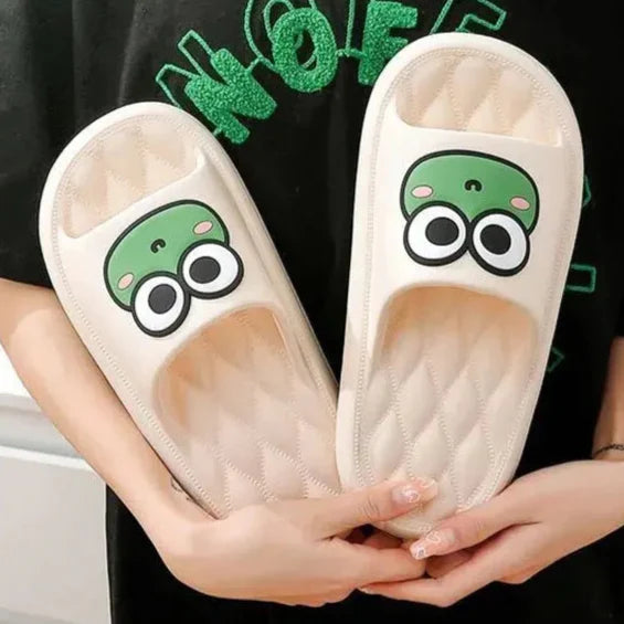 Cartoon Frog Slides - Big Cart Sky