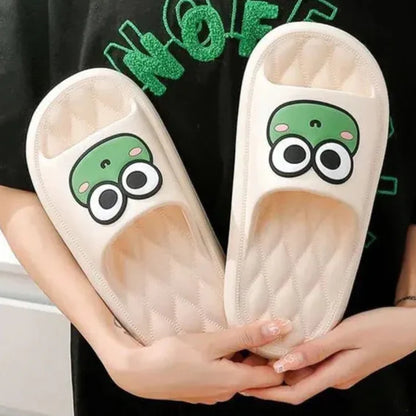 Cartoon Frog Slides - Big Cart Sky