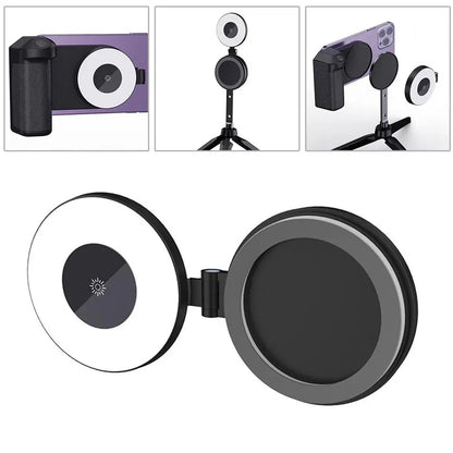 Glow & Snap: 3-in-1 Magnetic Selfie Light - Big Cart Sky