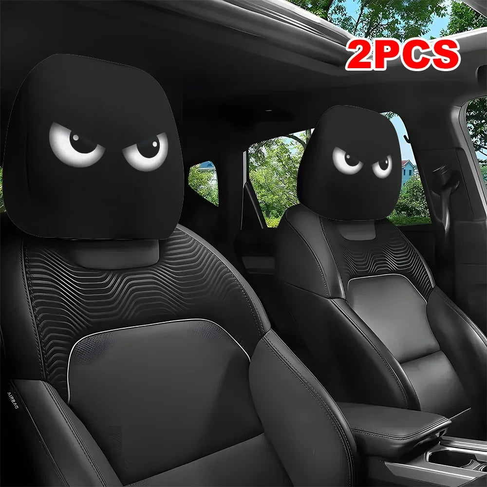 ⏳Limited-time 50% off⏰Spooky Red Eye Car Headrest Cover👁️‍🗨️🚗