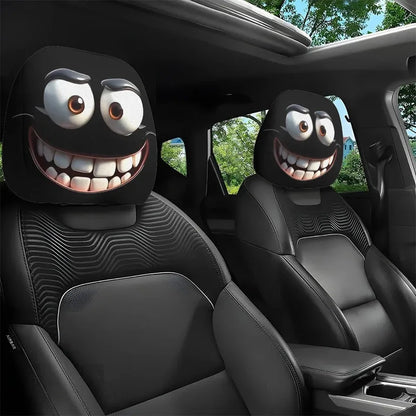 ⏳Limited-time 50% off⏰Spooky Red Eye Car Headrest Cover👁️‍🗨️🚗