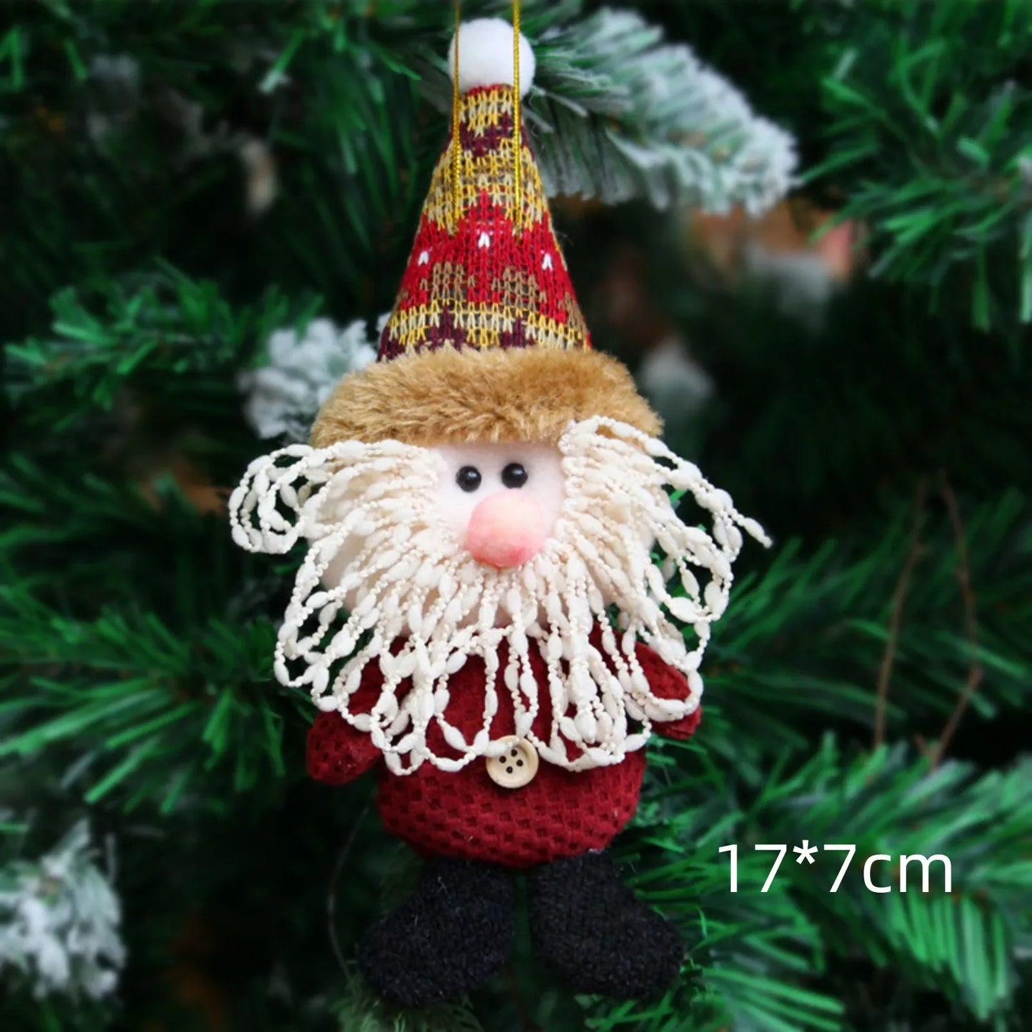Christmas Decoration Doll Xmas Santa Elk Snowman 18" Soft Flannel Ornaments Home Festive Party Xmas Tree Exquisite Decor Gift