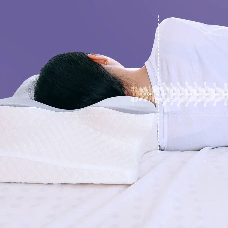 Butterfly Shape Memory Foam Pillow - Big Cart Sky