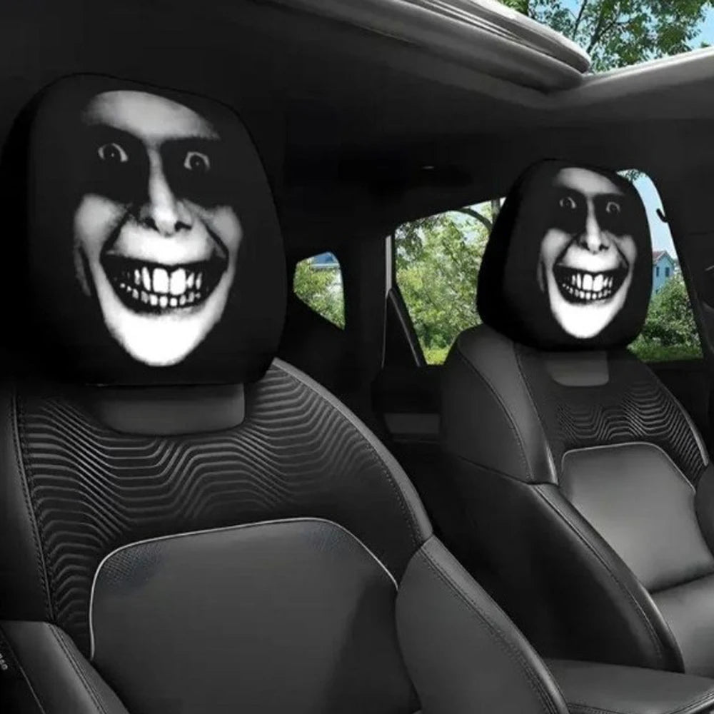 ⏳Limited-time 50% off⏰Spooky Red Eye Car Headrest Cover👁️‍🗨️🚗