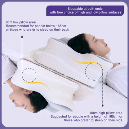 Butterfly Shape Memory Foam Pillow - Big Cart Sky
