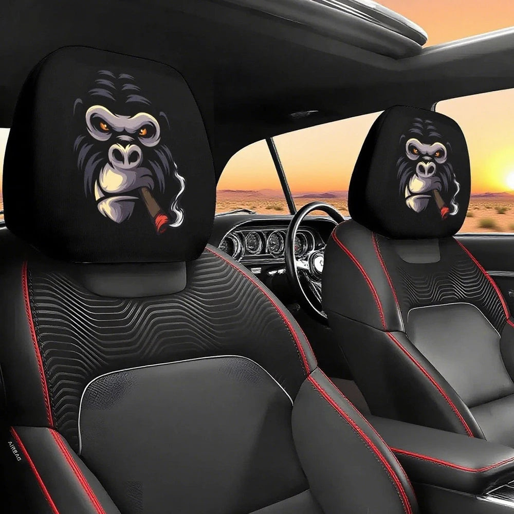 ⏳Limited-time 50% off⏰Spooky Red Eye Car Headrest Cover👁️‍🗨️🚗