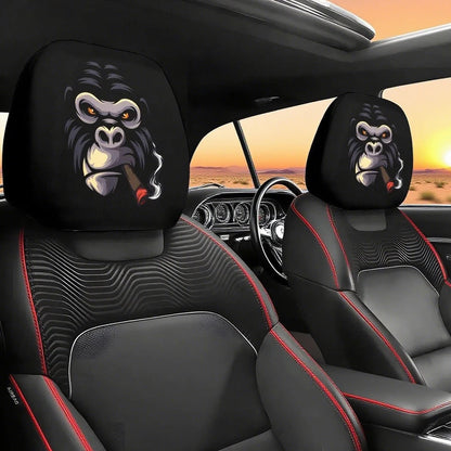 ⏳Limited-time 50% off⏰Spooky Red Eye Car Headrest Cover👁️‍🗨️🚗