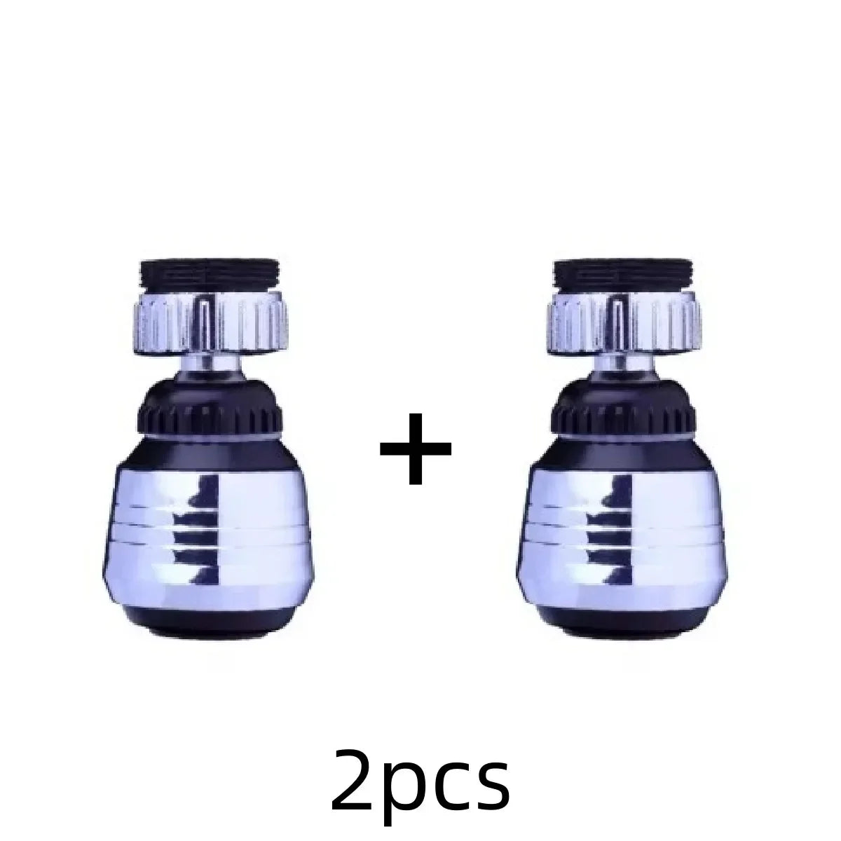Kitchen Stainless Steel Faucet Sprinkler Water-saving Device Lengthening Rotating Splash Proof Sprinkler Spray Extender Bubbler - Big Cart Sky