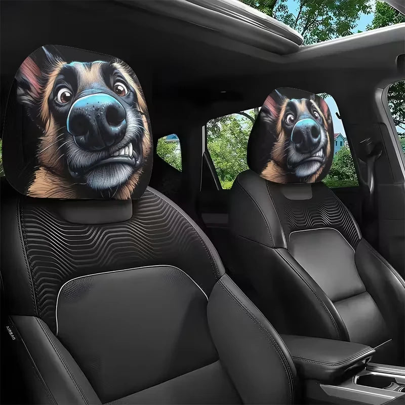 ⏳Limited-time 50% off⏰Spooky Red Eye Car Headrest Cover👁️‍🗨️🚗