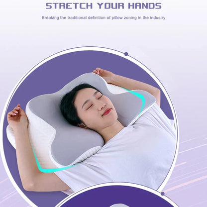 Butterfly Shape Memory Foam Pillow - Big Cart Sky