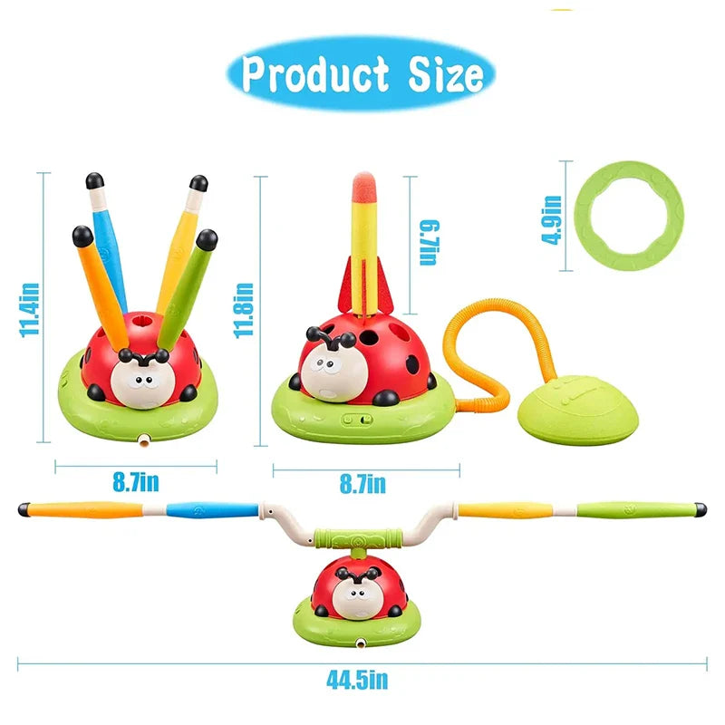 3-in-1 Ladybug Sports & Entertainment Game Toy - Big Cart Sky