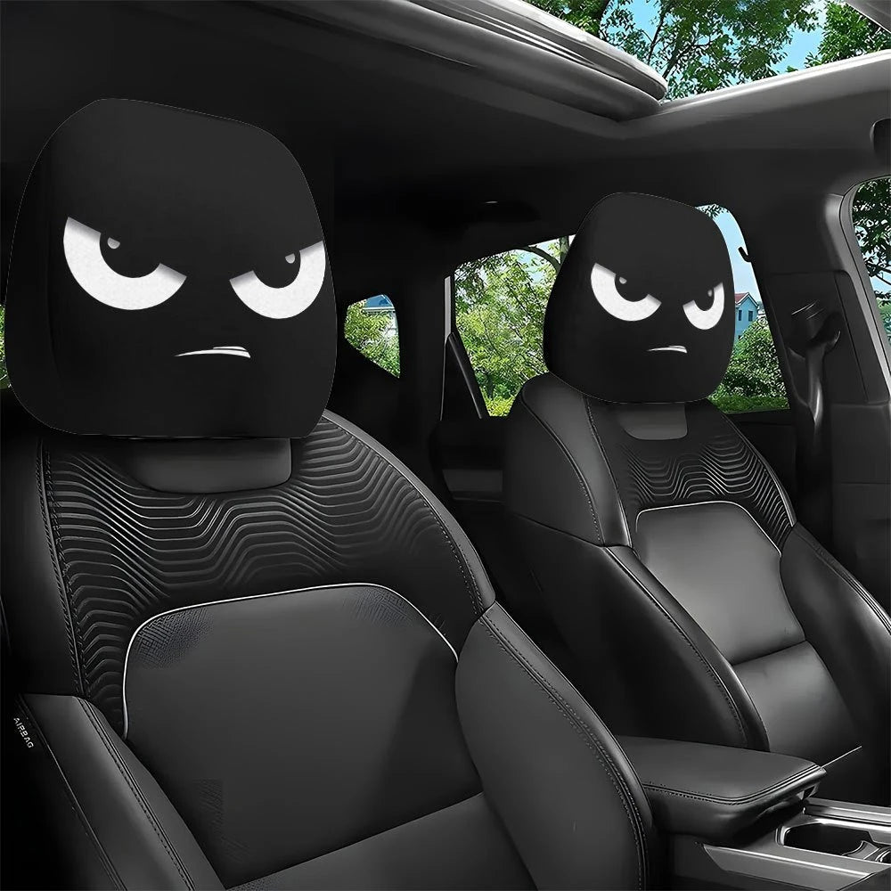 ⏳Limited-time 50% off⏰Spooky Red Eye Car Headrest Cover👁️‍🗨️🚗