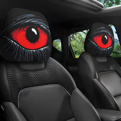 ⏳Limited-time 50% off⏰Spooky Red Eye Car Headrest Cover👁️‍🗨️🚗