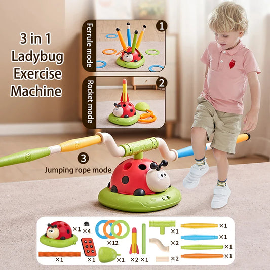 3-in-1 Ladybug Sports & Entertainment Game Toy - Big Cart Sky