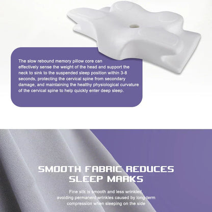 Butterfly Shape Memory Foam Pillow - Big Cart Sky