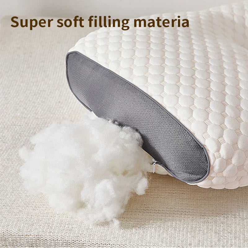 Cervical Support Orthopedic Neck Pillow with 3D Massage & Antibacterial Breathable Mesh - Big Cart Sky
