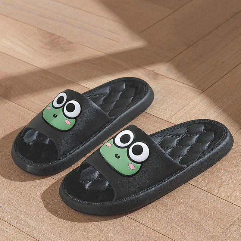 Cartoon Frog Slides - Big Cart Sky