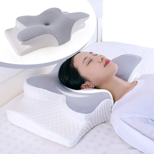 Butterfly Shape Memory Foam Pillow - Big Cart Sky