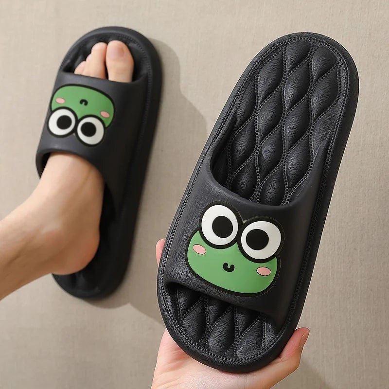Cartoon Frog Slides - Big Cart Sky