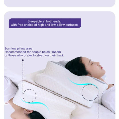 Butterfly Shape Memory Foam Pillow - Big Cart Sky