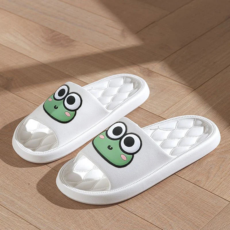 Cartoon Frog Slides - Big Cart Sky