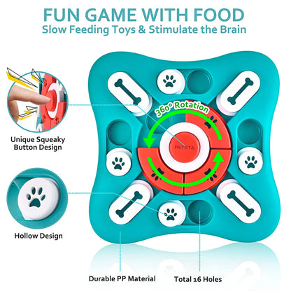 Treat-Dispensing Dog Game – Mental Stimulation & Fun! - Big Cart Sky