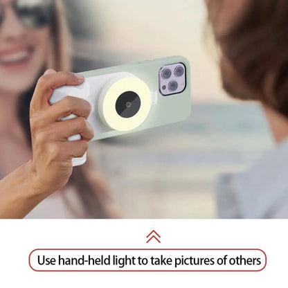 Glow & Snap: 3-in-1 Magnetic Selfie Light - Big Cart Sky