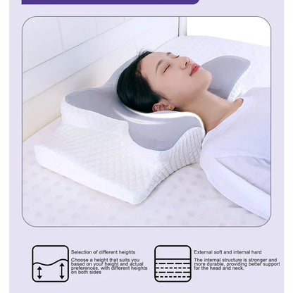 Butterfly Shape Memory Foam Pillow - Big Cart Sky
