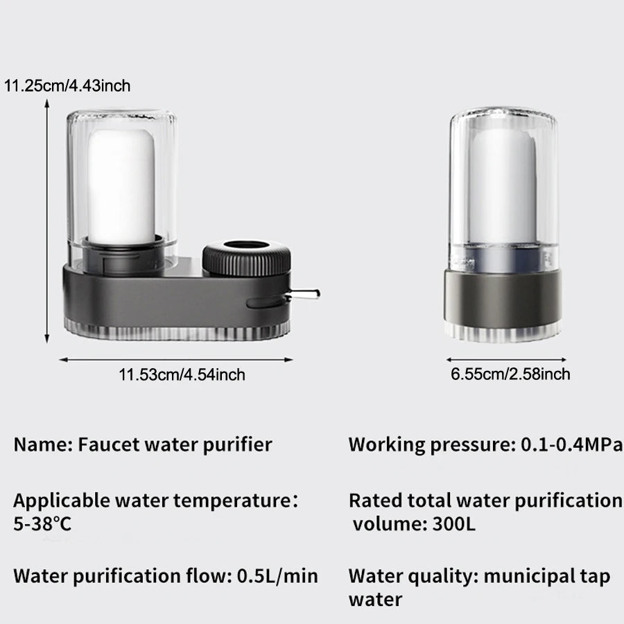 HydraClean™ Tap Purifier 🌿🚰 Fresh, Filtered, Effortless - Big Cart Sky