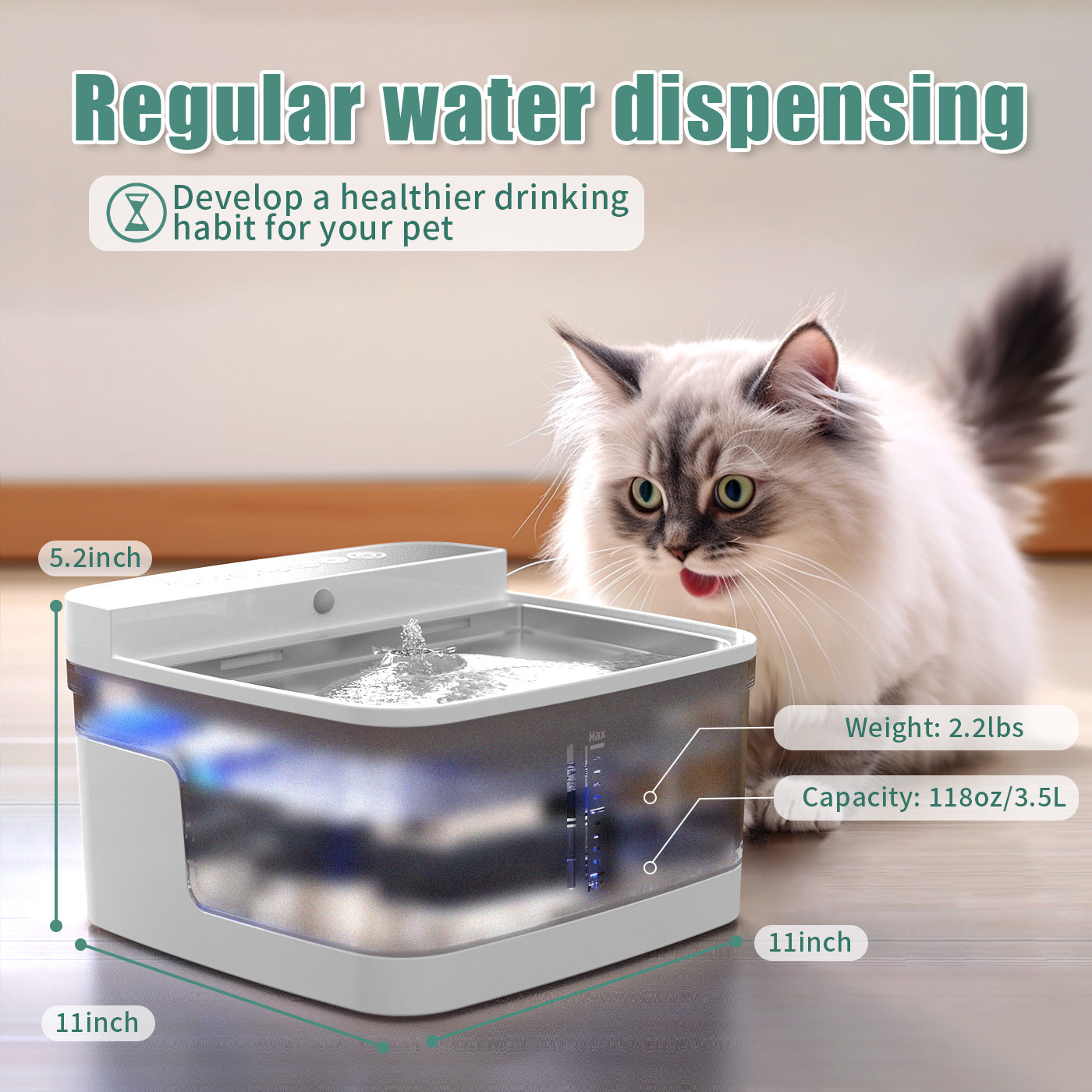 Pet Water Dispenser - Big Cart Sky
