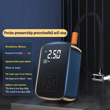 InflatePro: Wireless Car & Bike Air Compressor Tire Inflator