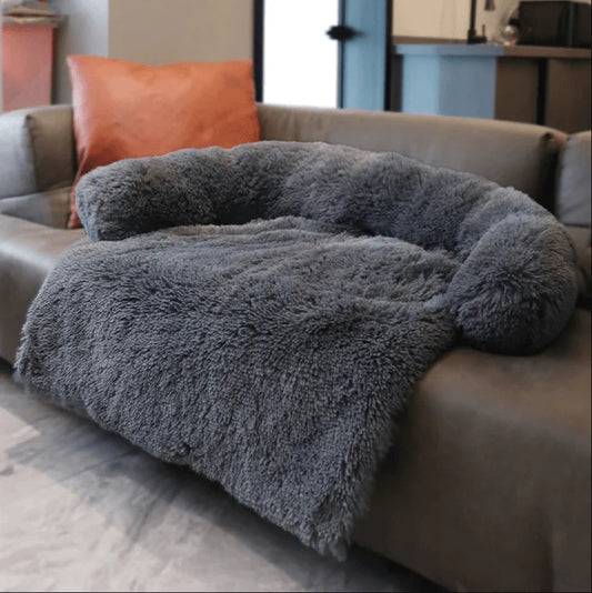 Calming Dog Bed & Sofa Protector - Big Cart Sky
