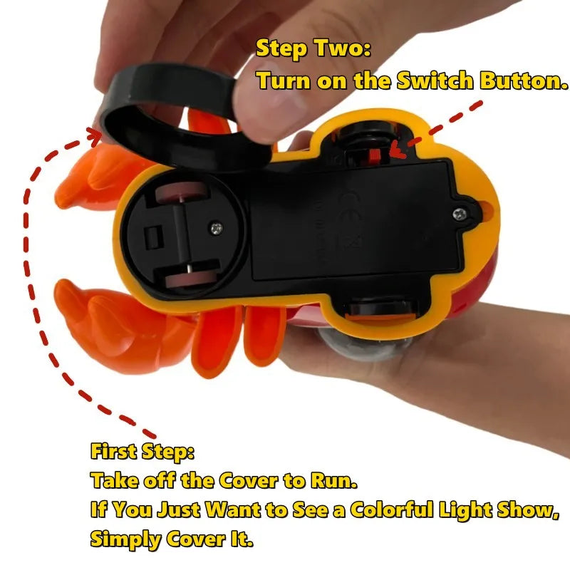 Dancing Light-Up Crab Toy