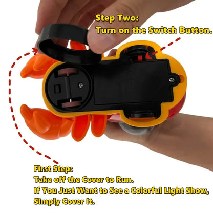Dancing Light-Up Crab Toy