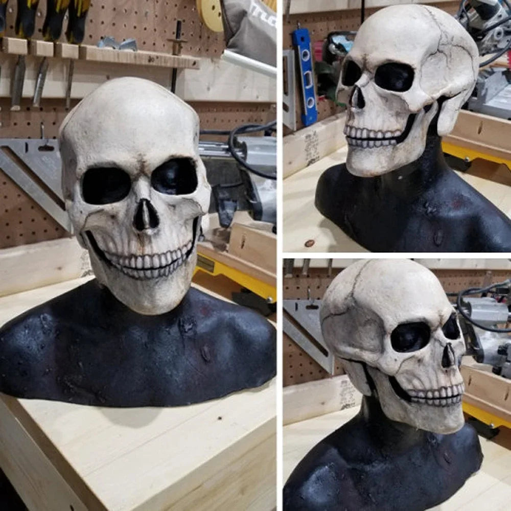 Spooky Skull Halloween Mask - Big Cart Sky